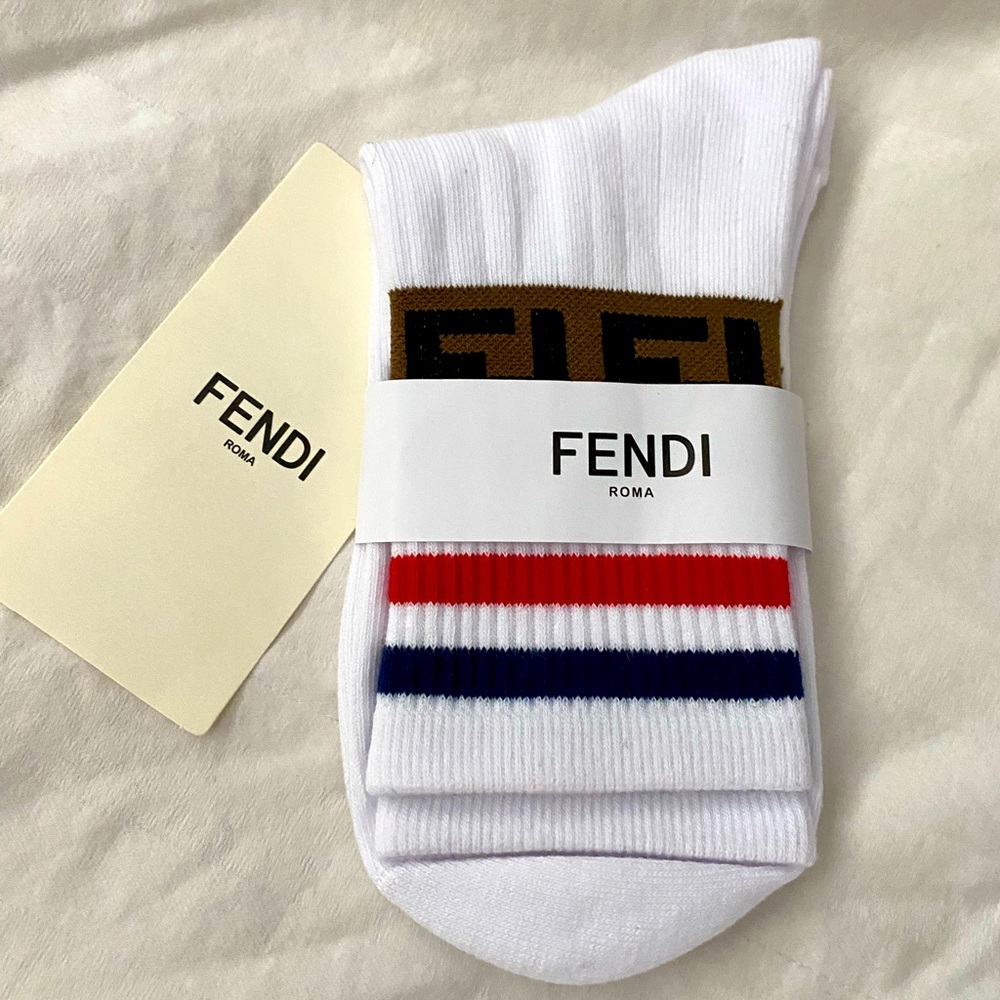 Fendi FF Logo Socks